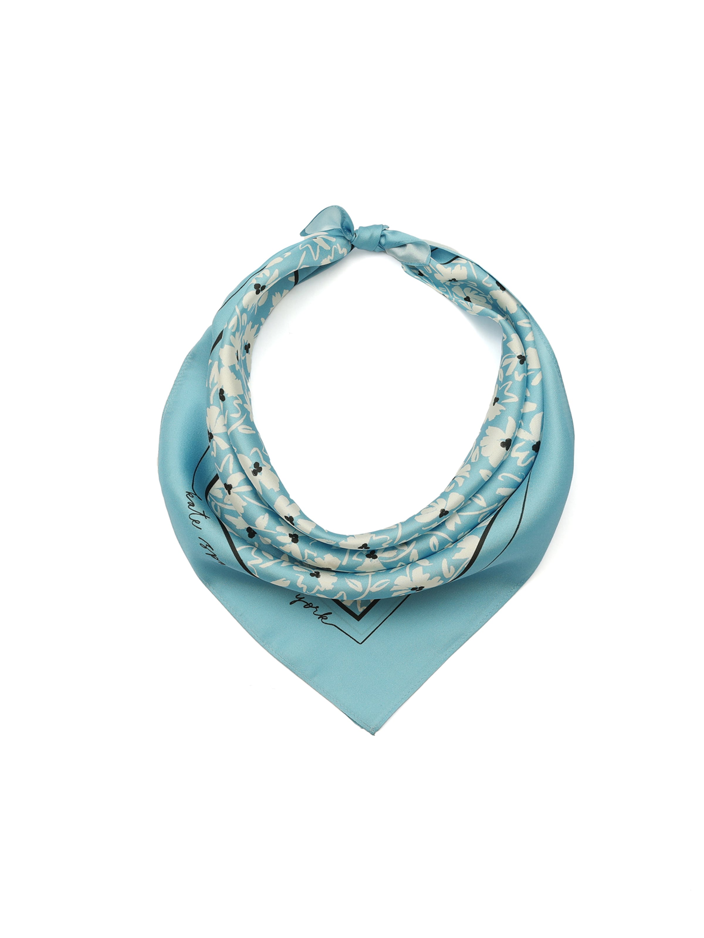 Kate Spade Tørklæde 'Wild Blooms' i blå