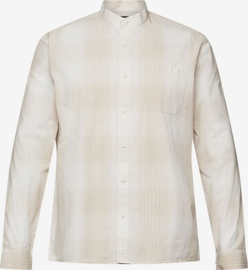 Coupe regular Chemise ESPRIT en beige : devant