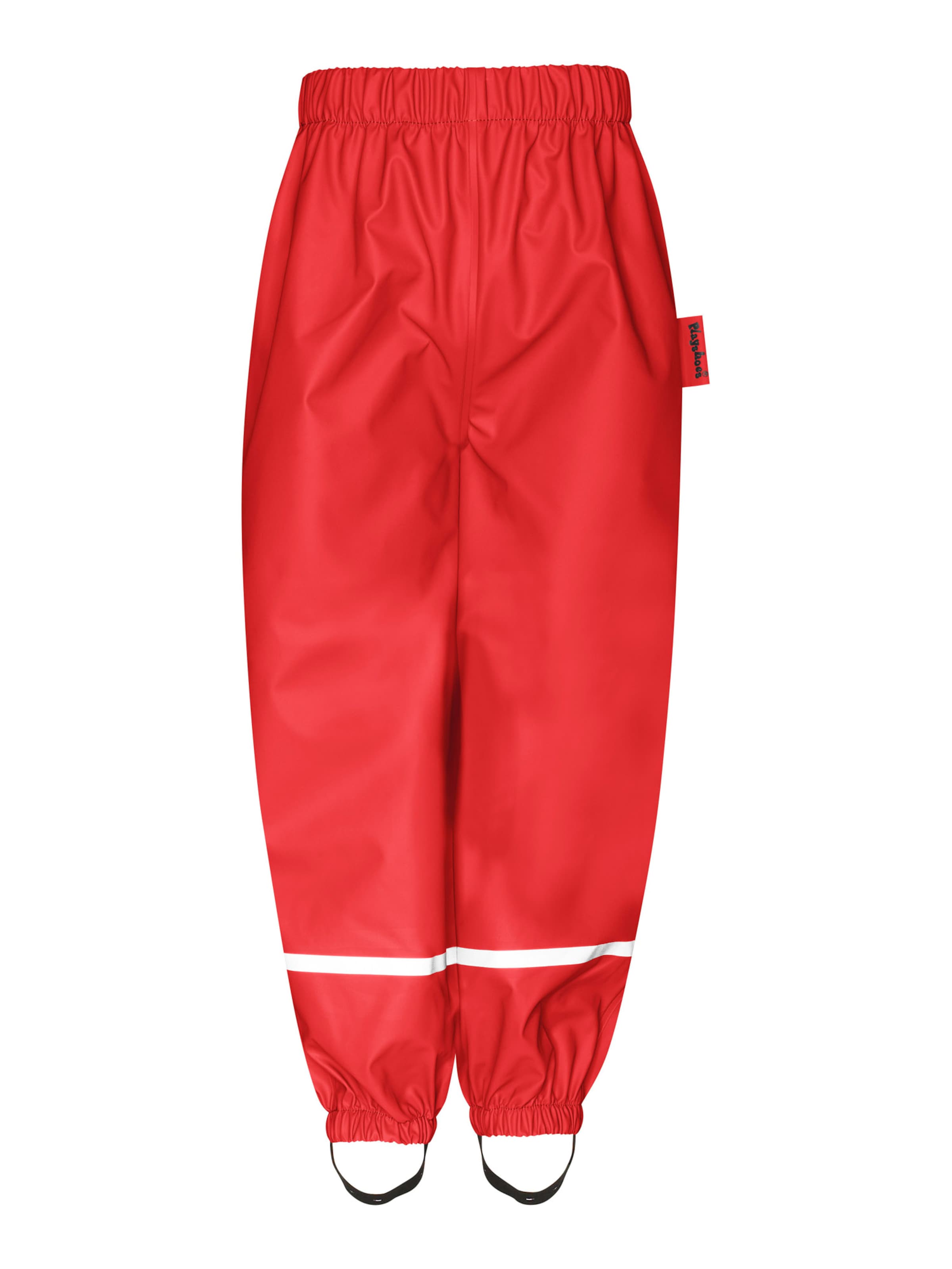 Effilé Pantalon fonctionnel PLAYSHOES en rouge : devant