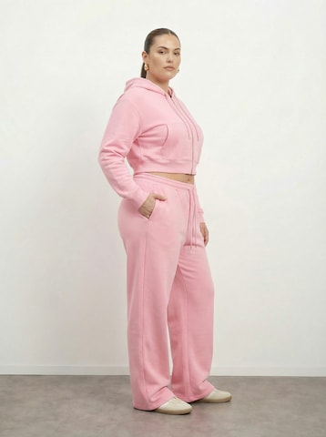 CITA MAASS Wide Leg Bukser 'Joggers' i pink