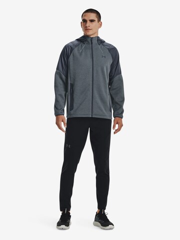 UNDER ARMOUR Athletic Zip-Up Hoodie in Grey