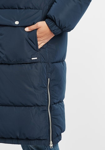 Oxmo Winter Coat 'Alba' in Blue