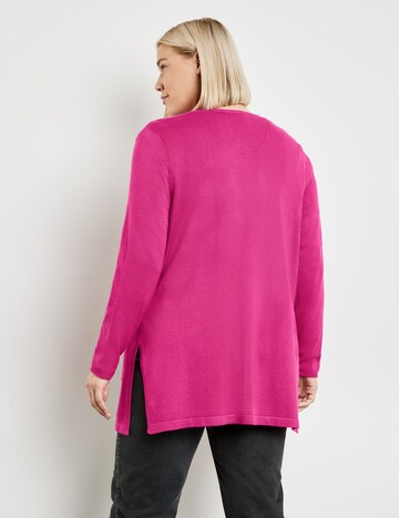 SAMOON Knit cardigan in Pink