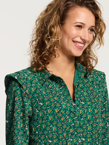 Rochie tip bluză 'Calama' de la Shiwi pe verde