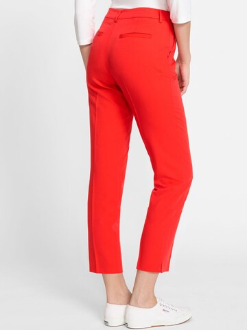 Olsen Regular Pants ' Lisa ' in Red