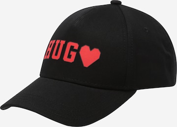Șapcă 'VALENTINE' de la HUGO Red pe negru: față