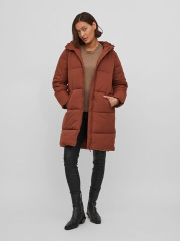 VILA Winter Coat in Brown