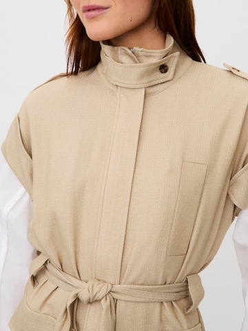 Gilet 'Jendayi' Masai en blanc