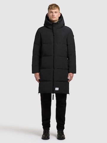 khujo Wintermantel 'Lear' in Schwarz