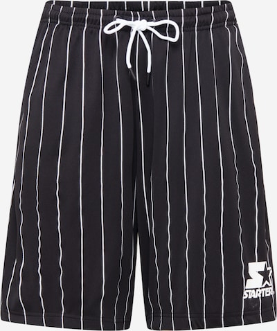 Starter Black Label Trousers in Black / White, Item view