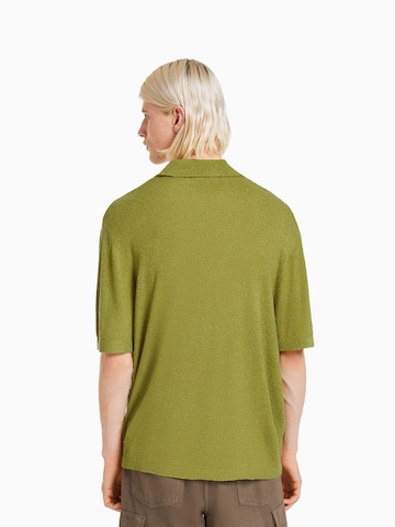 Pull-over Bershka en vert