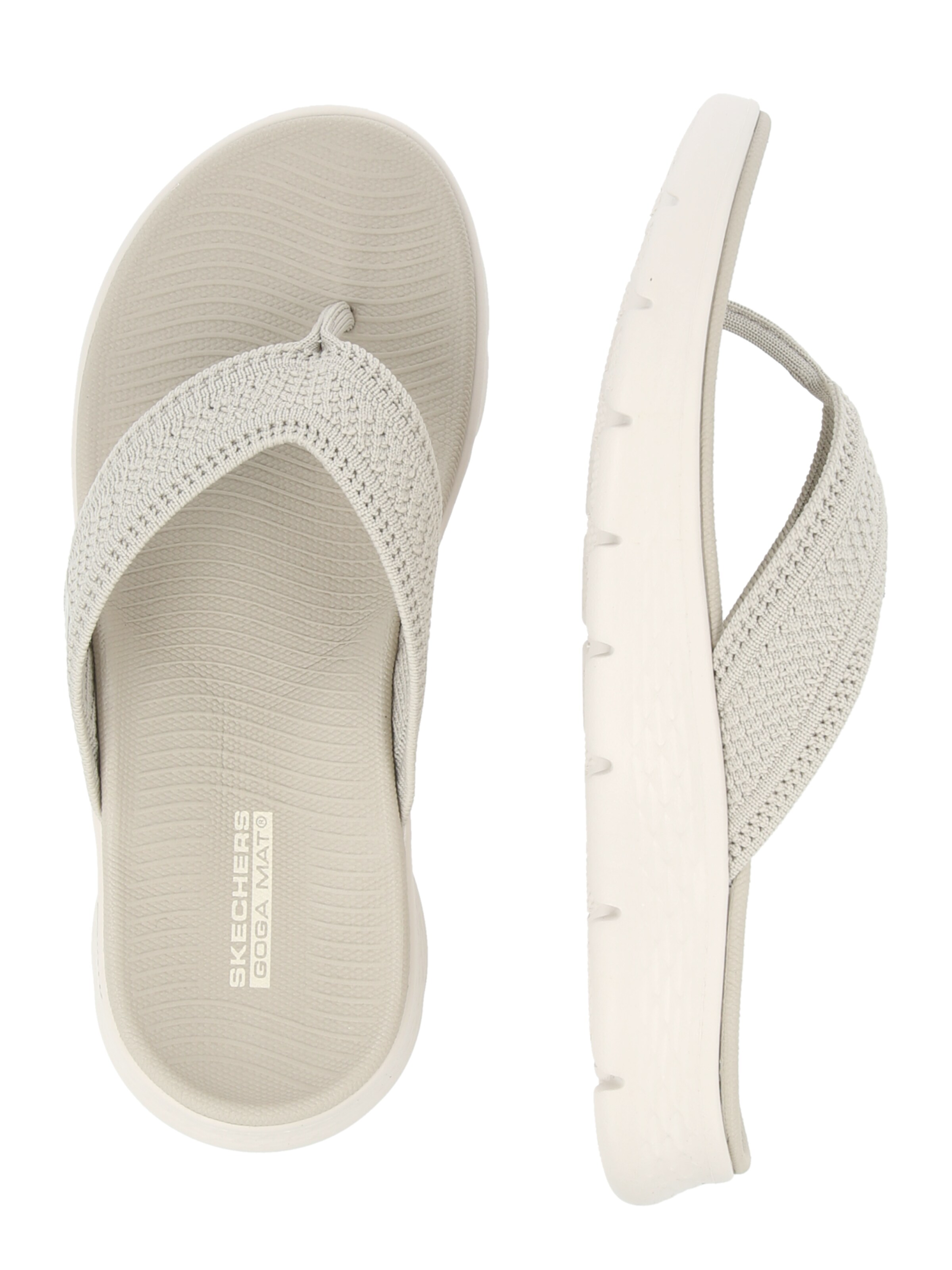 SKECHERS Žabky 'Go Walk' - Sivá