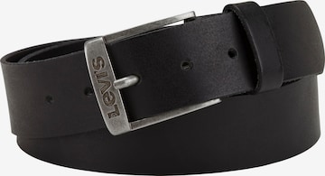 LEVI'S ® Ledergürtel 'New Duncan' in Schwarz