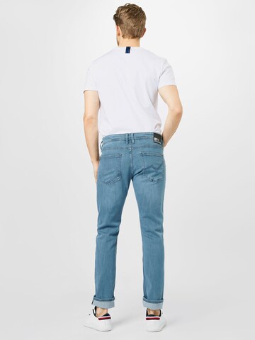 Slimfit Jeans 'Piers' de la TOM TAILOR DENIM pe albastru