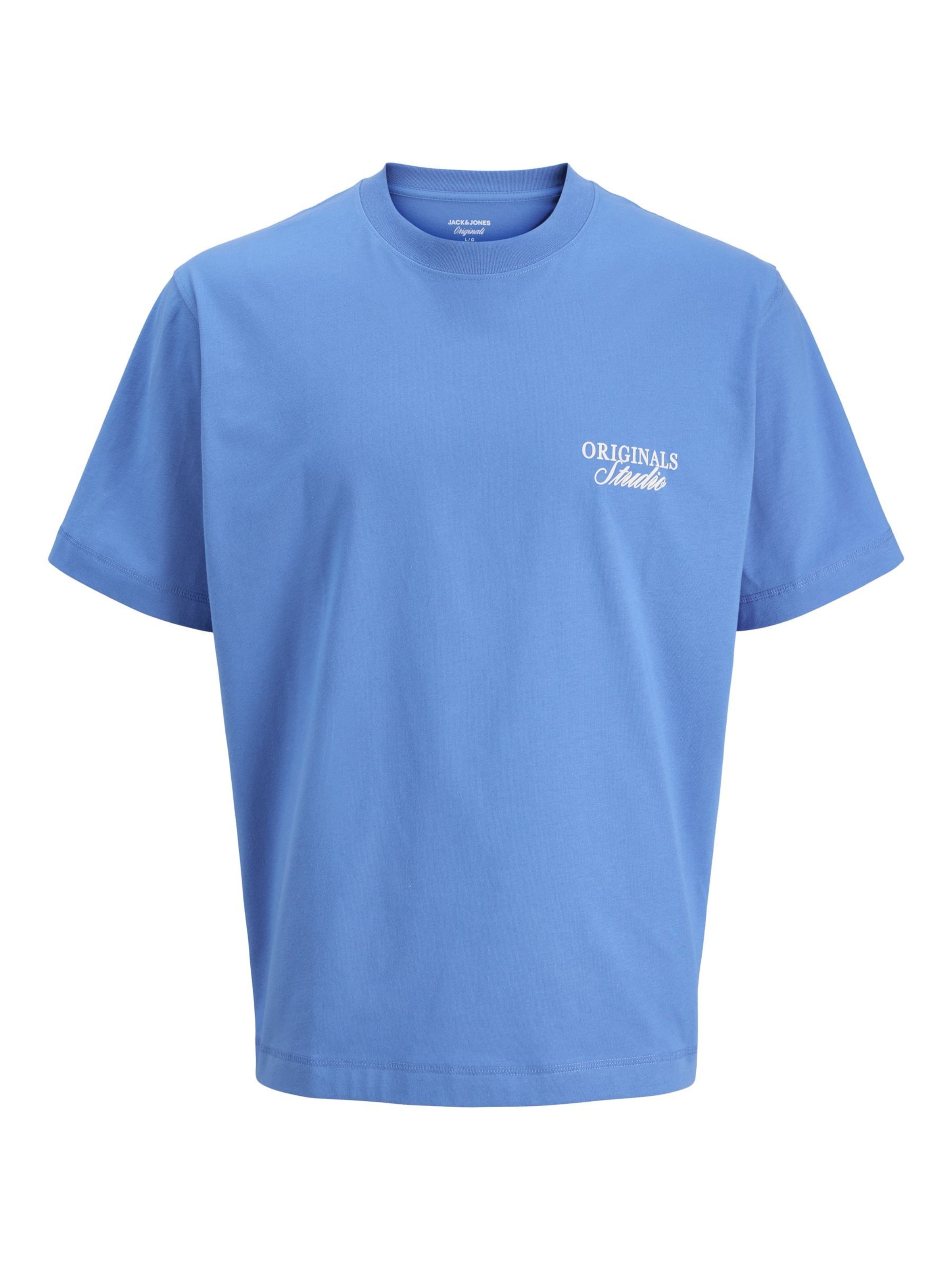 JACK & JONES Shirt 'JORNorrebro' in Light blue / White, Item view