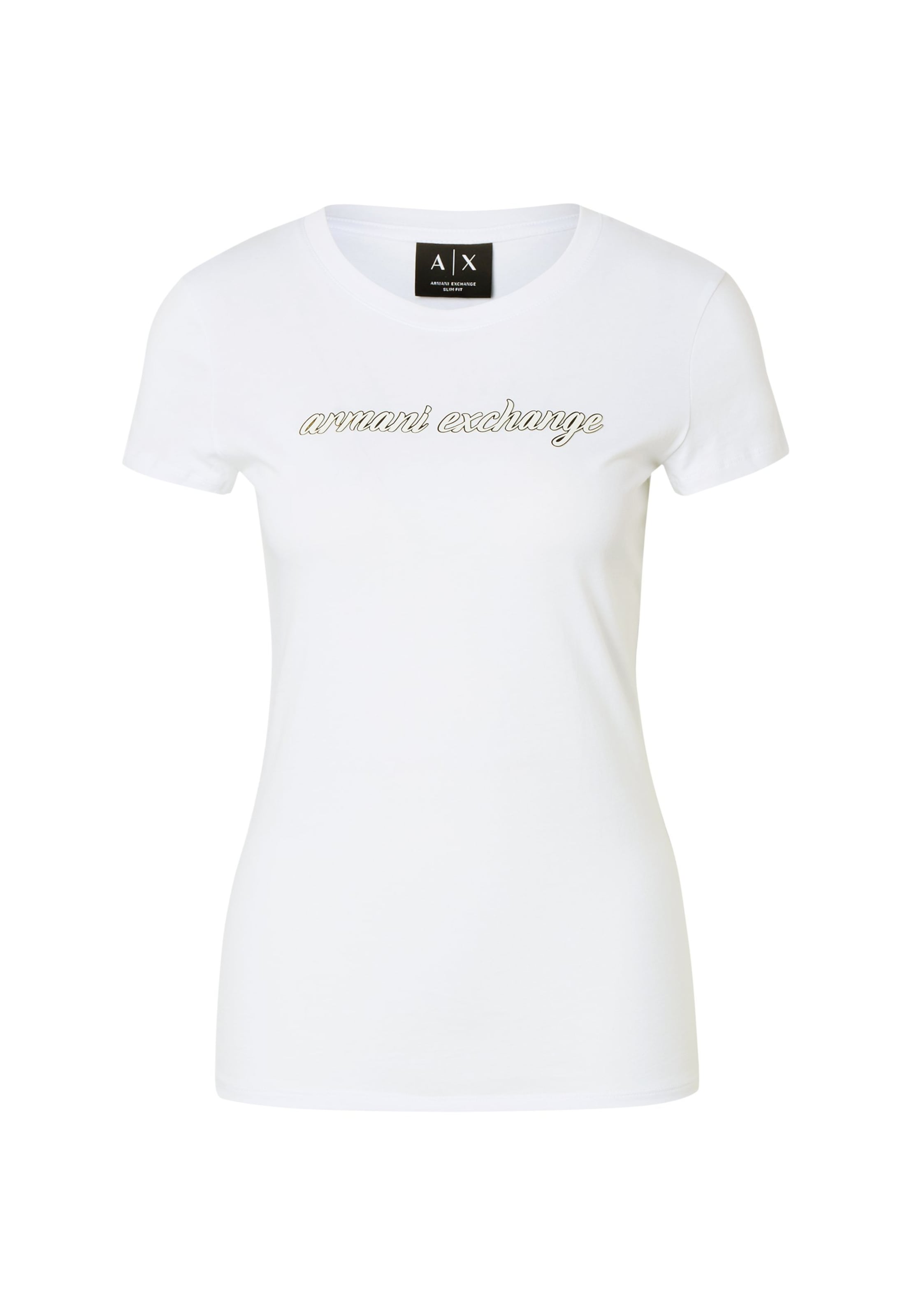 ARMANI EXCHANGE Póló - fehér: elől