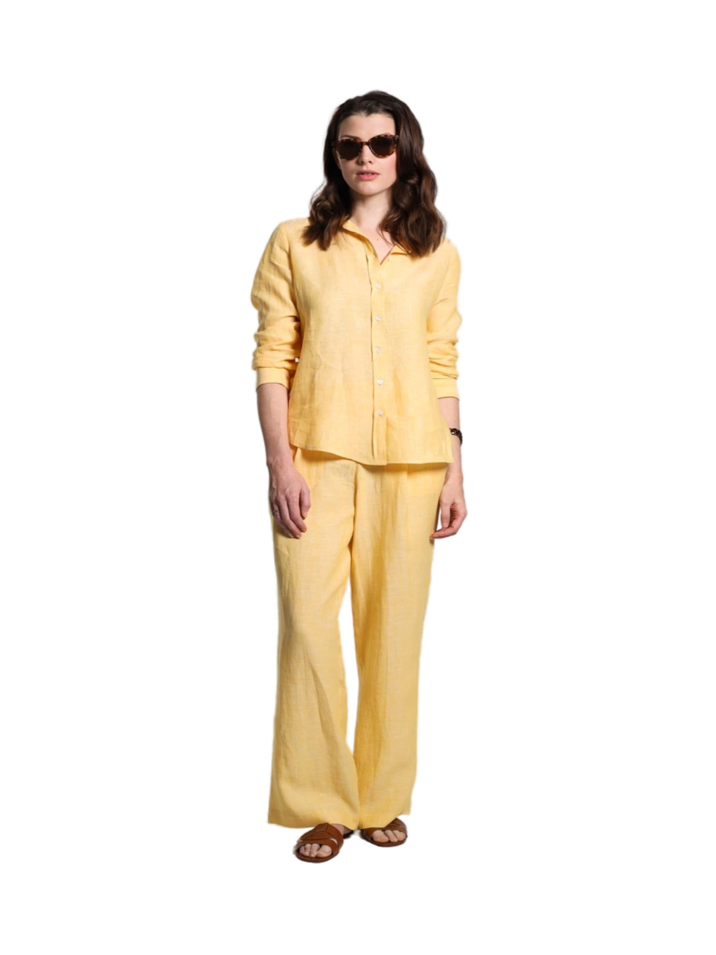 Pantaloni 'Philine' di WEARABLE STORIES in giallo: frontale