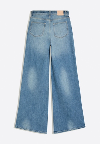 Wide leg Jeans di Bershka in blu