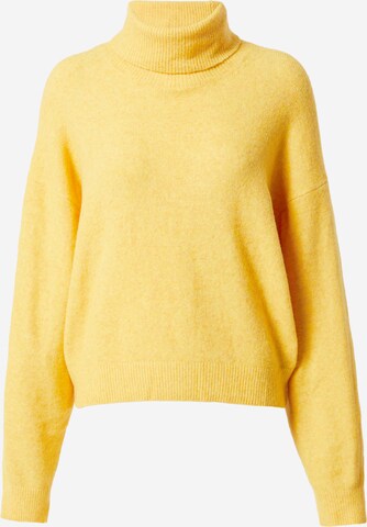 Pull-over 'Aggie' WEEKDAY en jaune : devant