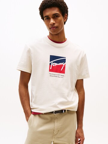 Tommy Jeans Футболка в Бежевый: спереди