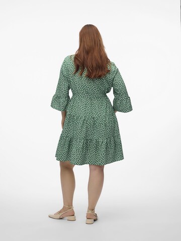 Vero Moda Curve Jurk 'ZERA' in Groen