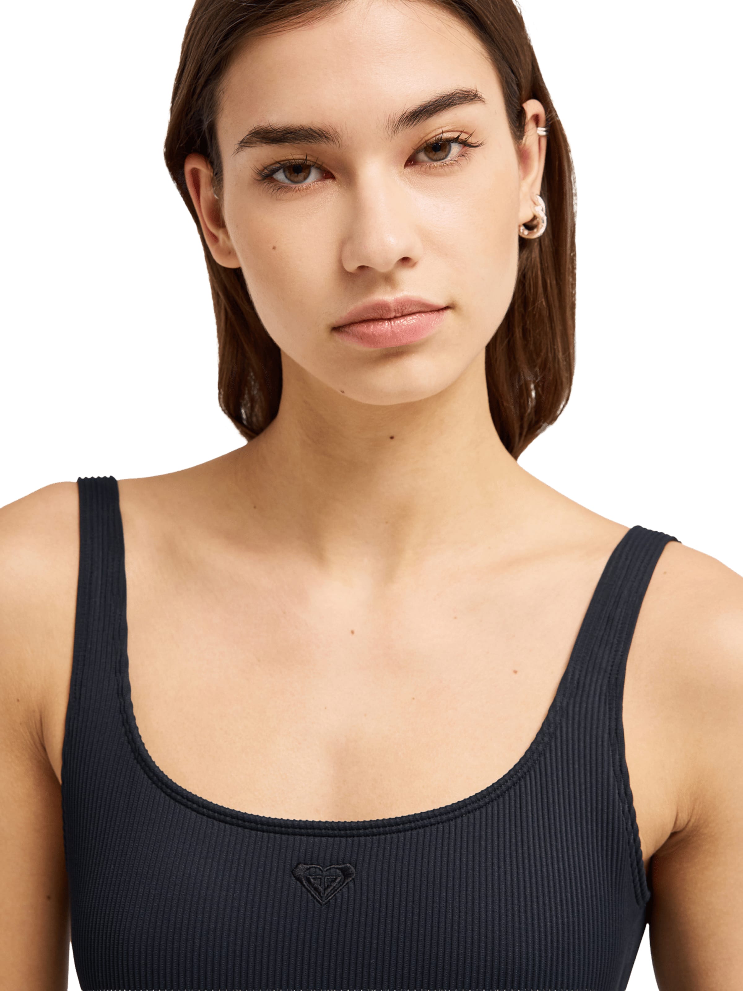 ROXY Bustier Sportbadeanzug 'ERJX103819' in Schwarz