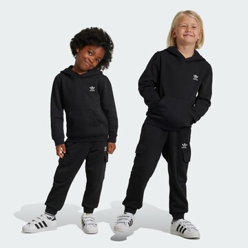 ADIDAS ORIGINALS Sweatsuit in Black: front