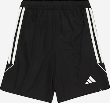 ADIDAS PERFORMANCE Regular Workout Pants 'Tiro 23 League' in Black: front