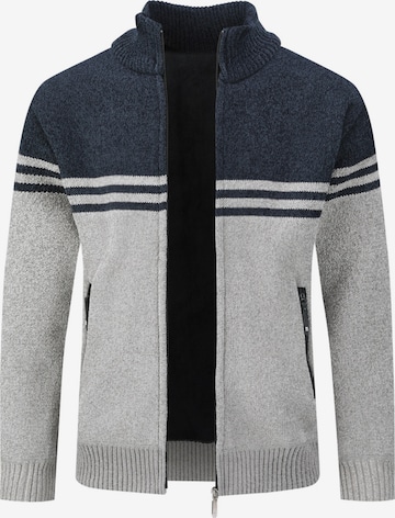 Youthup Knit Cardigan in Blue: front