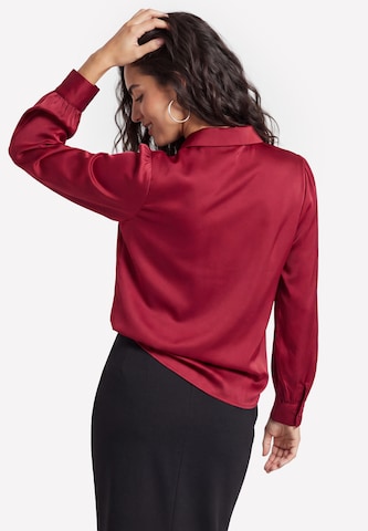 Chemisier usha BLACK LABEL en rouge