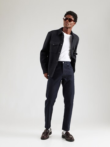 SCOTCH & SODA Tapered Ráncos nadrág 'DOBBY' - kék