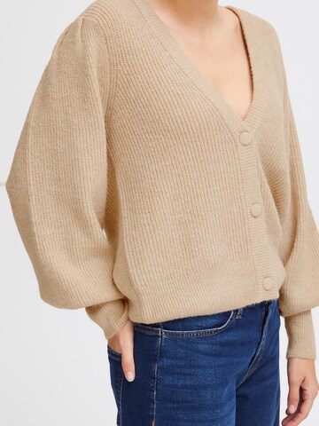 Cardigan 'DUSTY' ICHI en beige