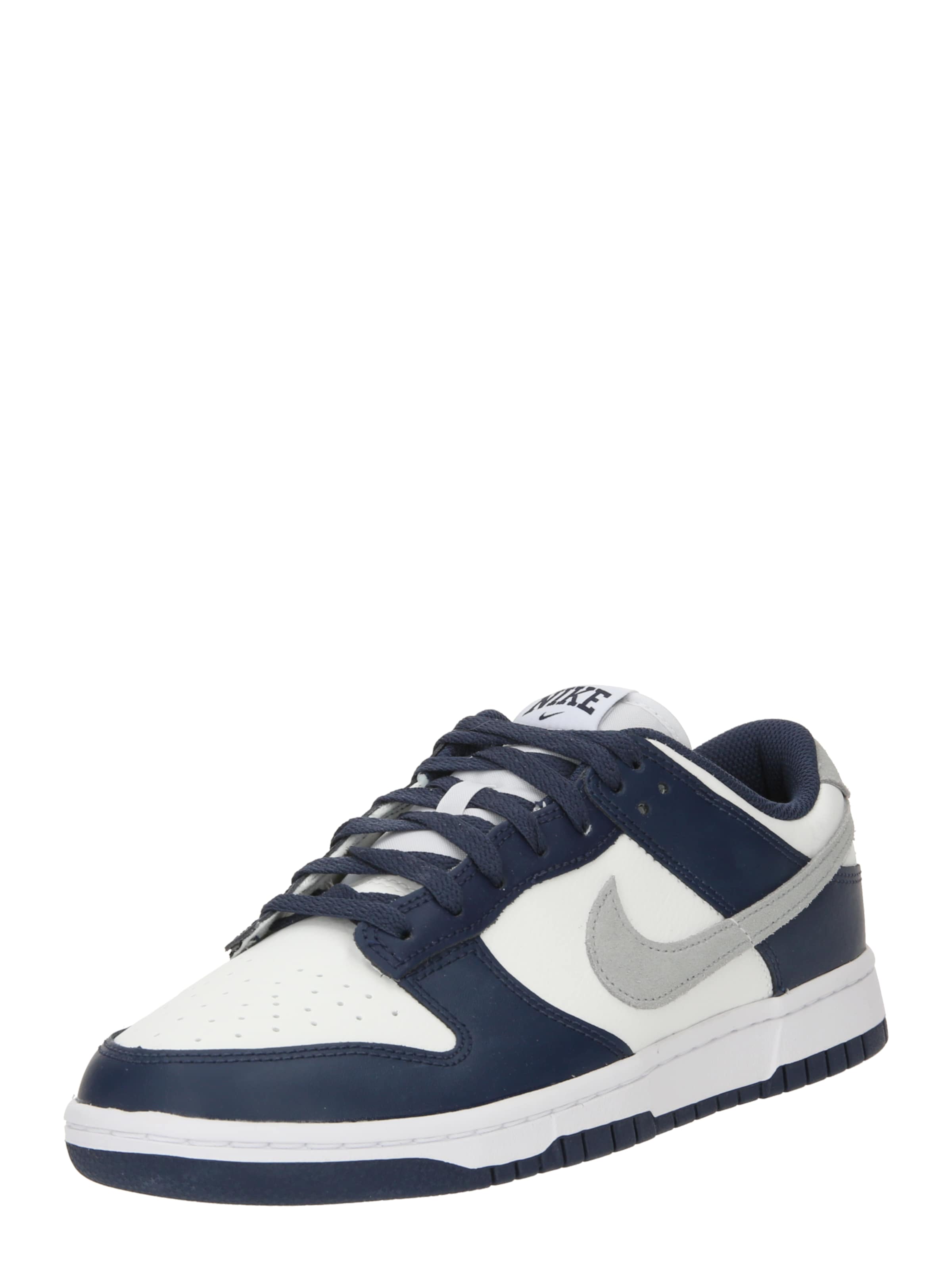 Baskets basses 'Dunk Low' Nike Sportswear en bleu : devant