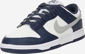 Nike Sportswear - Sapatilhas baixas 'Dunk Low' em azul: frente