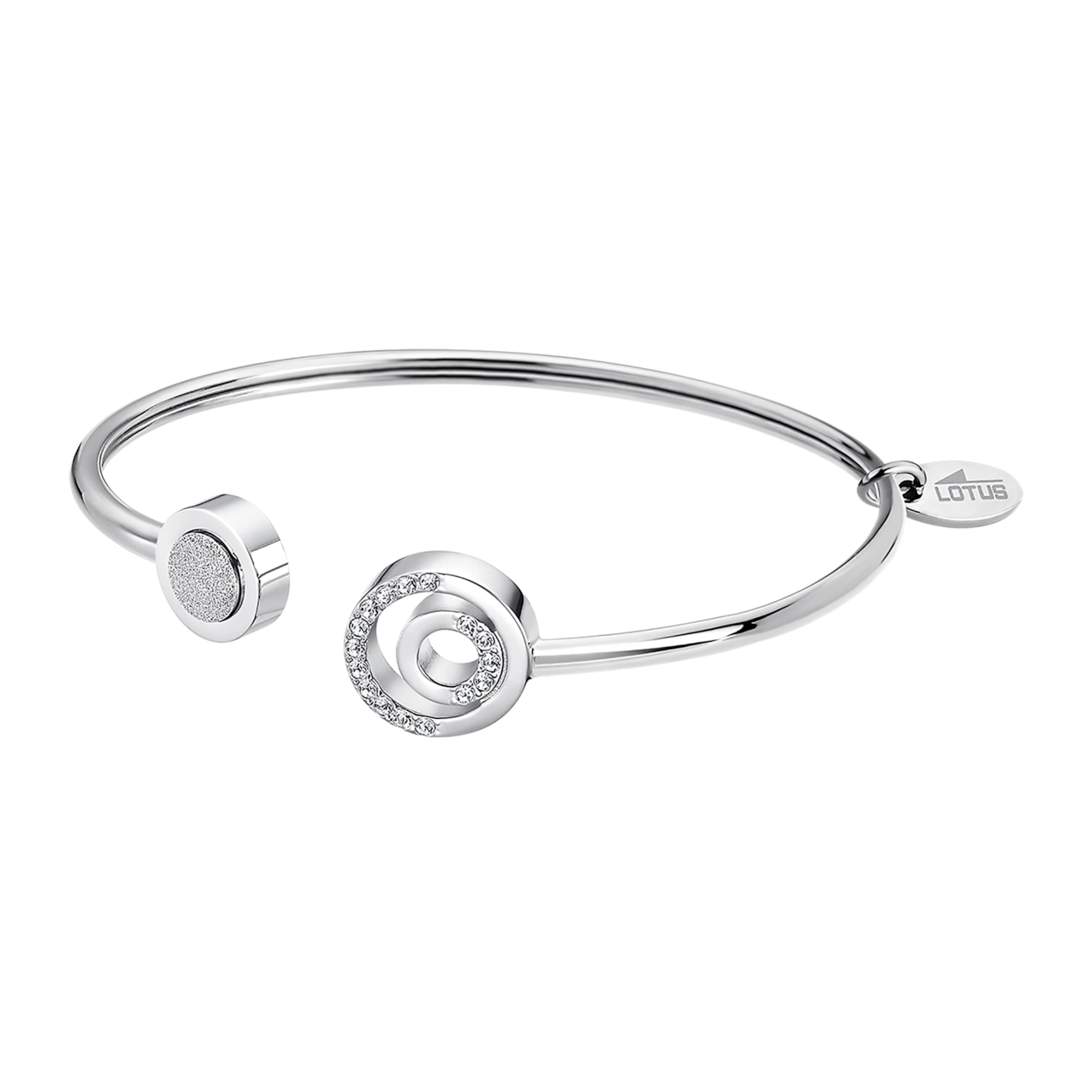 Lotus Armband in Silber: Vorderseite