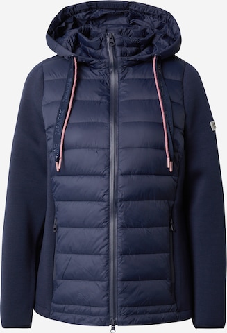 ZABAIONE Between-Season Jacket 'Sa44rafina' in Blue: front