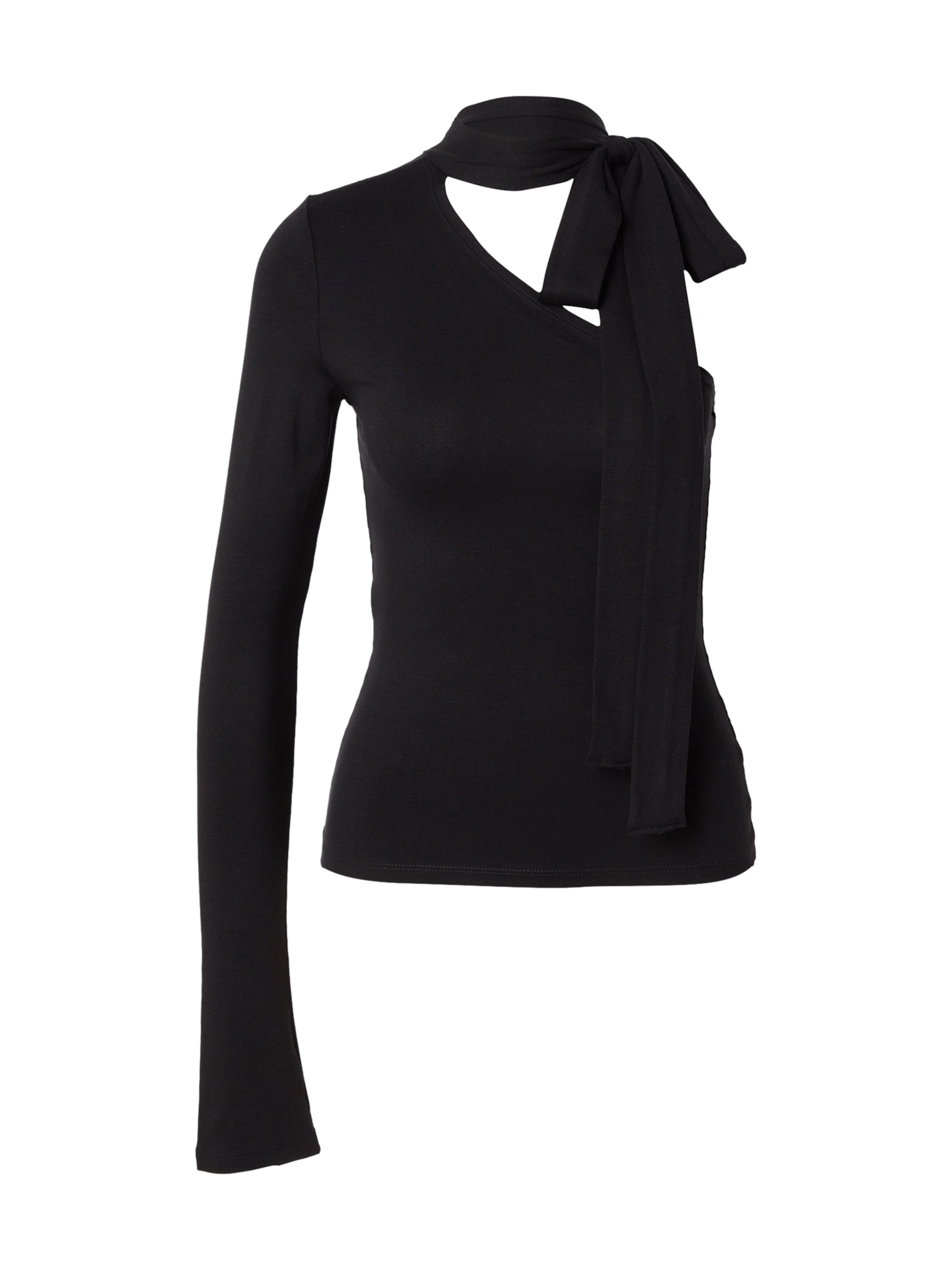 WEEKDAY Shirt 'Iza' in Schwarz: Vorderseite