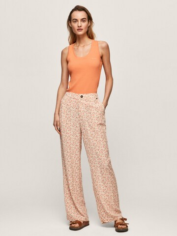 Pepe Jeans Regular Pants 'Arlette' in Beige