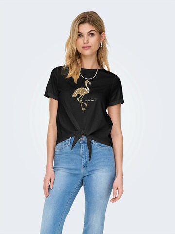 ONLY Tričko 'ONLDORA' - Čierna: predná strana