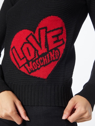 Love Moschino Pullover i sort