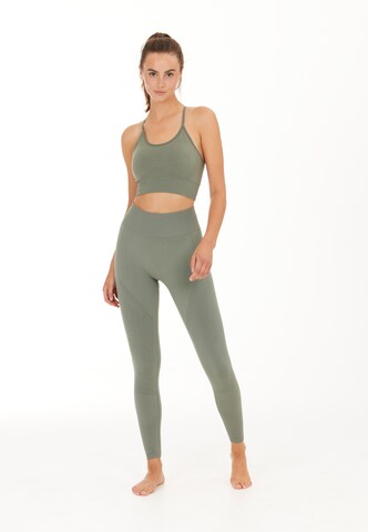 Athlecia Skinny Workout Pants 'NAGAR' in Green