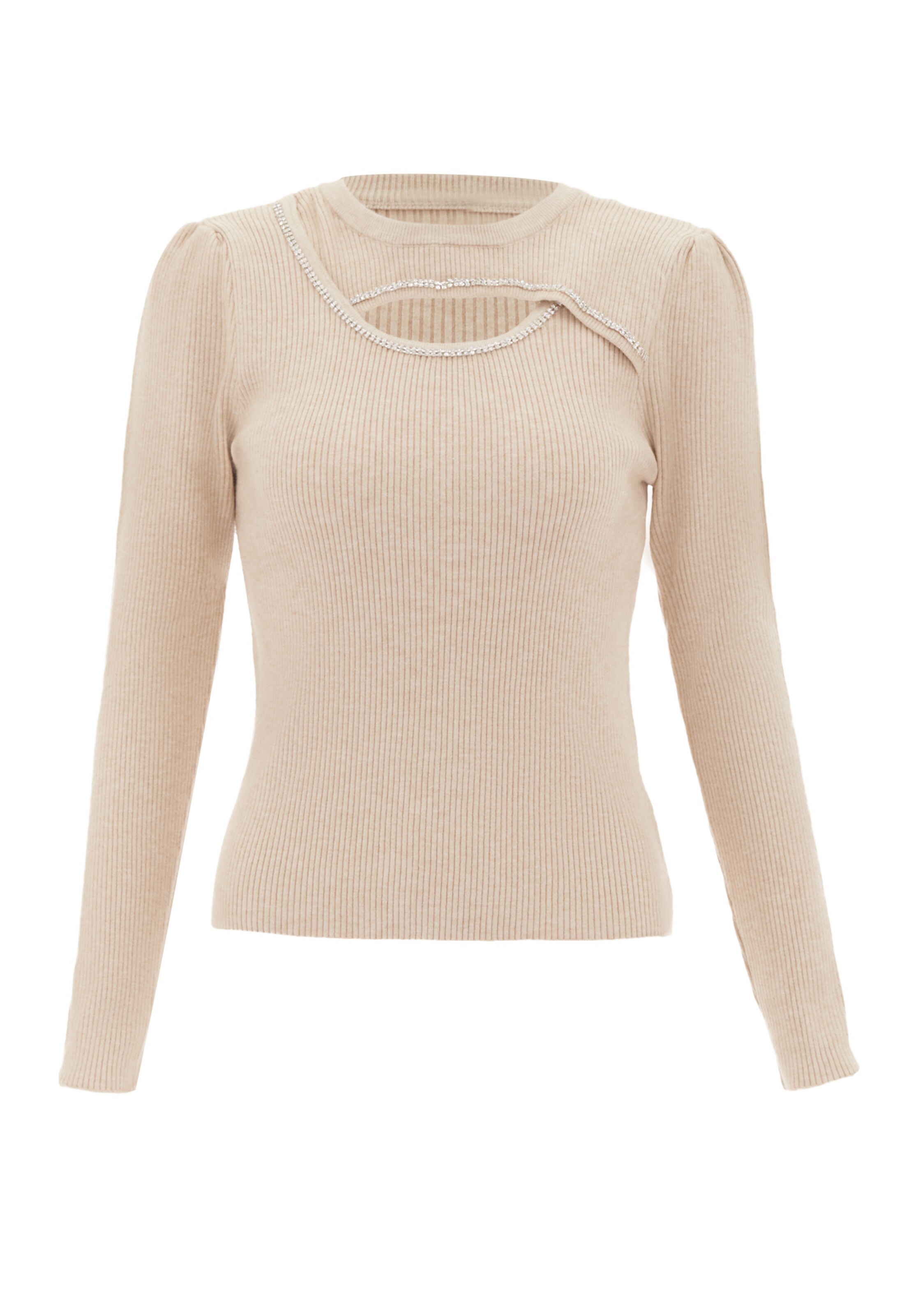 NAEMI Pullover in Beige: Vorderseite