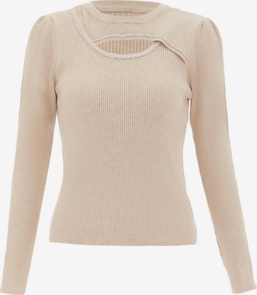 NAEMI Pullover in Beige: Vorderseite