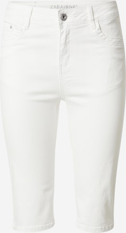 ZABAIONE Slim fit Jeans 'Jessica' in White: front