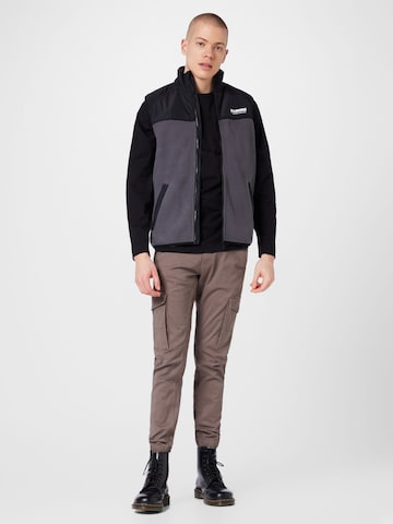 JACK & JONES - Tapered Calças cargo 'Paul Flake' em castanho