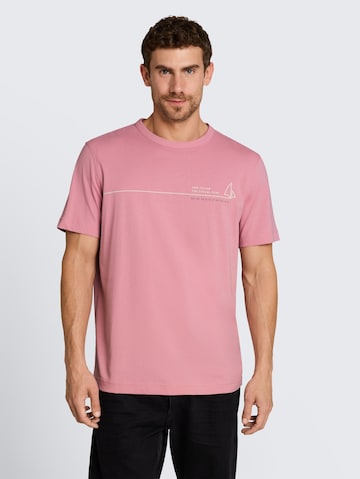 T-Shirt TOM TAILOR en rose : devant