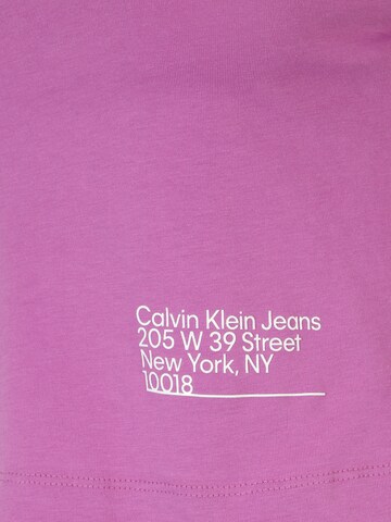 Maglietta di Calvin Klein Jeans in rosa