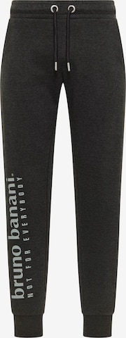 BRUNO BANANI Tapered Pants 'CASE' in Grey: front