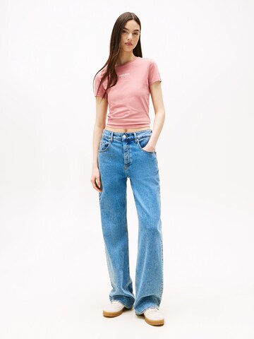 Tommy Jeans Тениска 'ESSENTIAL' в розово