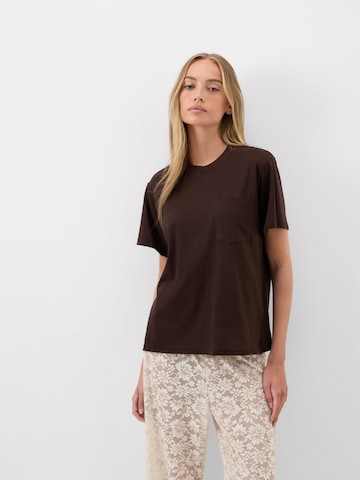 INTIMISSIMI Shirt in Brown: front